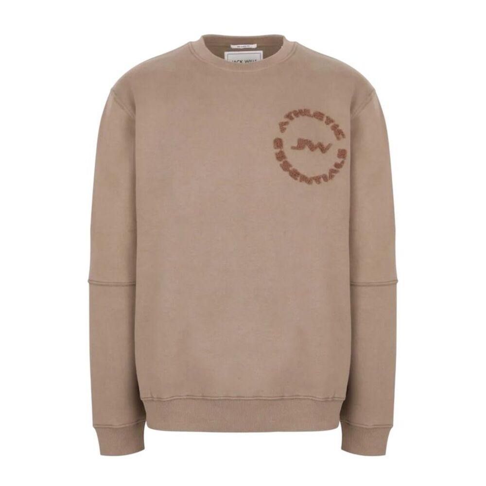 Jack Wills Mens Bouclé Sweatshirt / Fawn